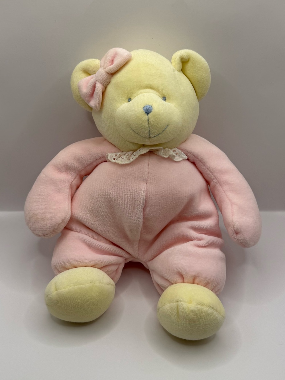 Rare Stephan Baby Pastel Teddy Bear Plush Stuffed Animal Baby Lovey
